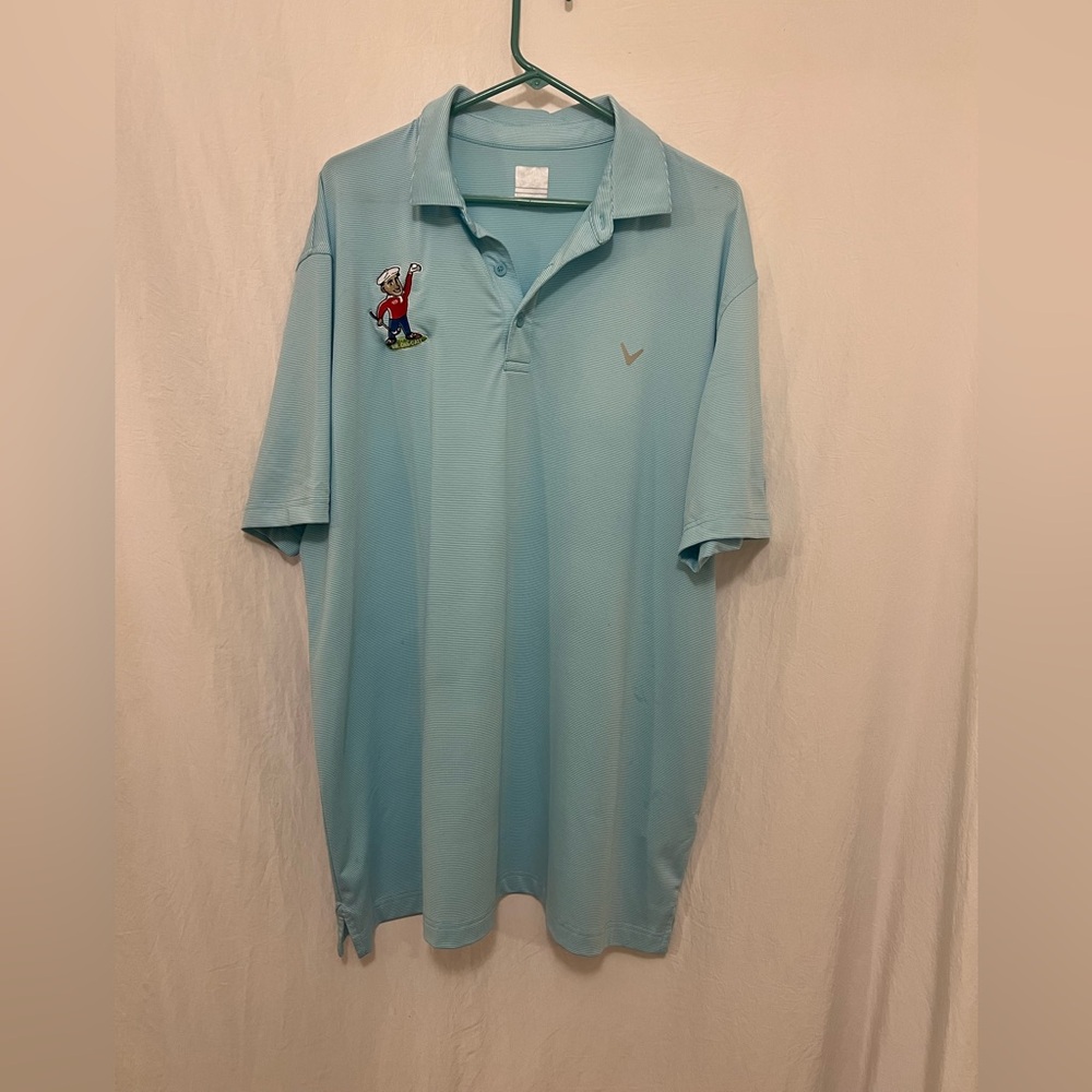 Callaway Light Blue Polo Shirt